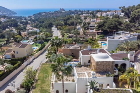 Extraordinary Ibiza style villa in Moraira El Portet &ndash; Overall view &ndash; ID: 5500001 - Architect Joaqu&iacute;n Lloret