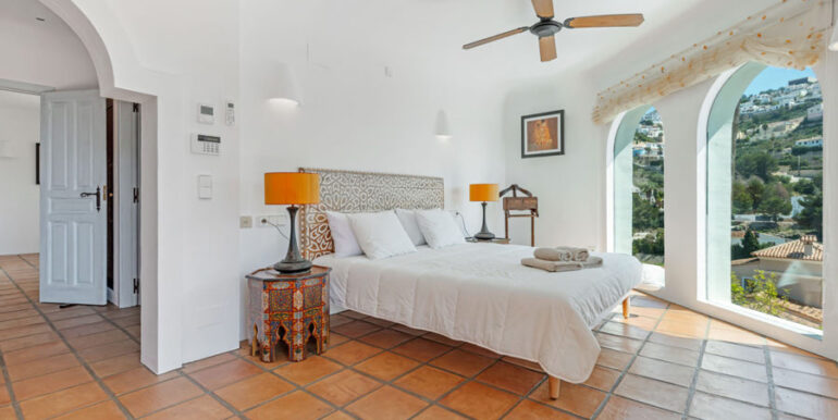 Extraordinary Ibiza style villa in Moraira El Portet – Bedroom – ID: 5500001 - Architect Joaquín Lloret