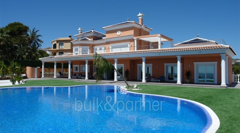 First line luxury villa in Moraira Cap Blanc – Pool – ID: 5500054