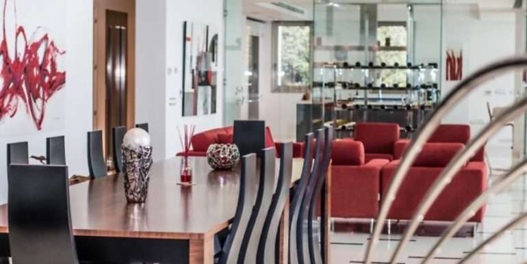 First line luxury villa in Moraira Cap Blanc – Dining room – ID: 5500003