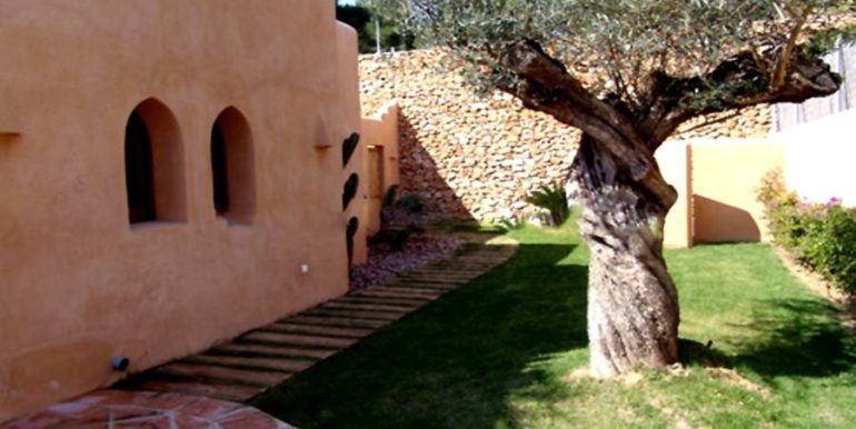 Ibiza-Style Villa mit Meerblick in Moraira El Portet - Garten - ID: 5500022 - Architekt Joaquín Lloret