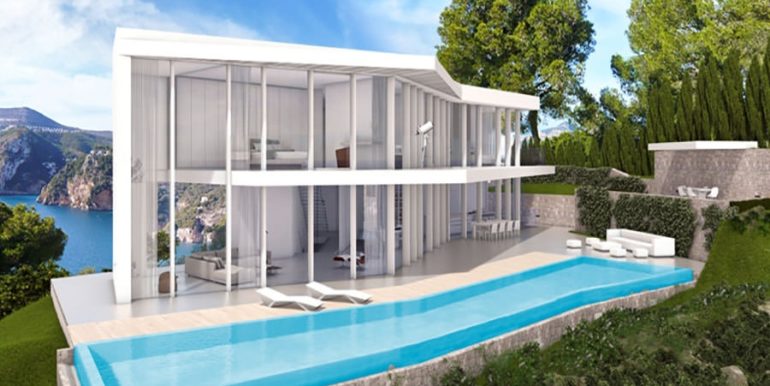 Minimalistische Luxusvilla in erster Line in Jávea Ambolo - ID: 5500655 - Architekt Ramón Esteve