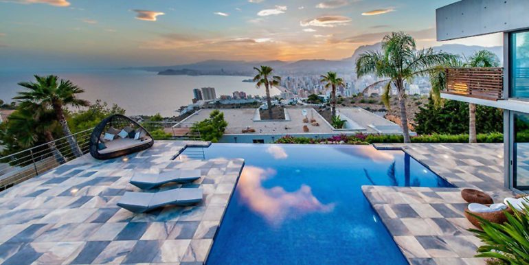 Modern luxury design villa Benidorm Sierra Dorada – Sea view – ID: 5500052