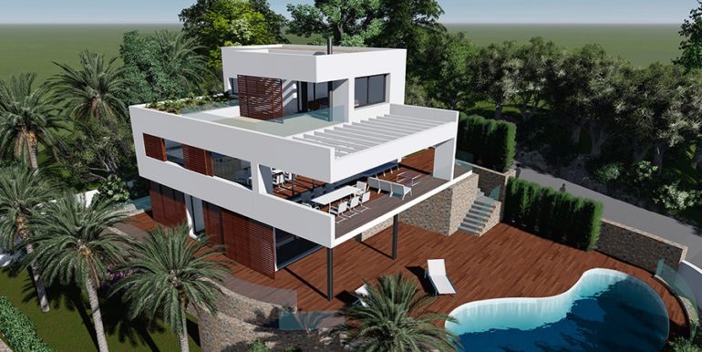 Moderne Luxusvilla in Moraira El Portet - ID: 5500658 - Architekt Joaquín Lloret