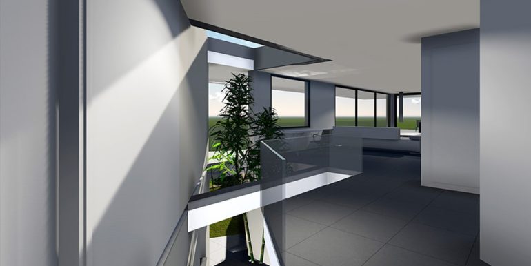 Moderne Neubau Luxusvilla mit Meerblick in Moraira Portichol - Wohnbereich - ID: 5500656 - Architekt Joaquín Lloret