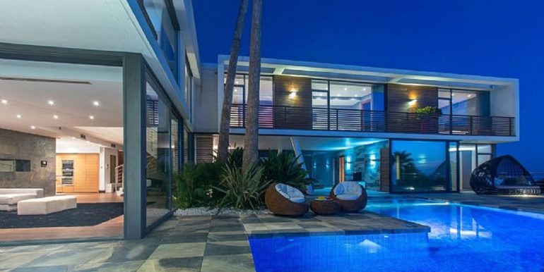 Modern luxury design villa Benidorm Sierra Dorada - Illuminated pool - ID: 5500052