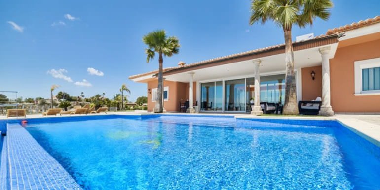 Luxusvilla in bester Lage mit atemberaubendem Meerblick in Moraira Coma de los Frailes - Pool - ID: 5500661