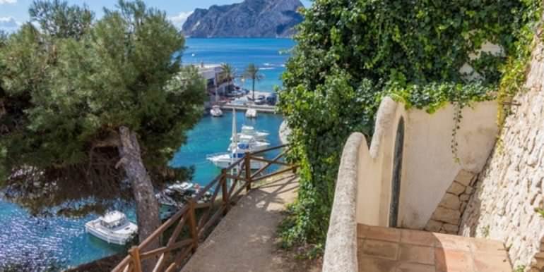 New luxury villa in sea front in Benissa Les Bassetes - Back door - ID: 5500664