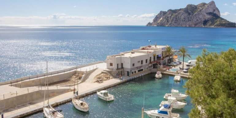 New luxury villa in sea front in Benissa Les Bassetes - Harbor view - ID: 5500664