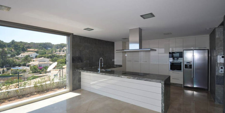 First line luxury villa in Benissa Cala Advocat - American kitchen - ID: 5500674