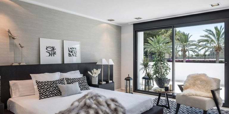 Neue Luxusvilla in bester Wohnlage in Moraira Cap Blanc - Schlafzimmer - ID: 5500665 - Fotograf Germán Cabo