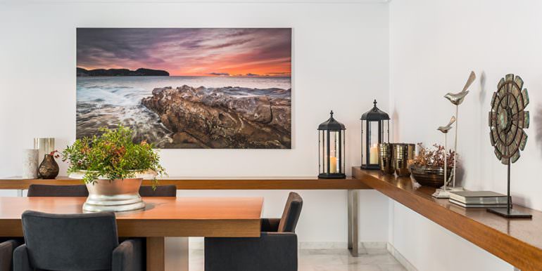 Newly-built luxury villa in the most exclusive area in Moraira Cap Blanc - Dining area - ID: 5500665 - Photographer Germán Cabo