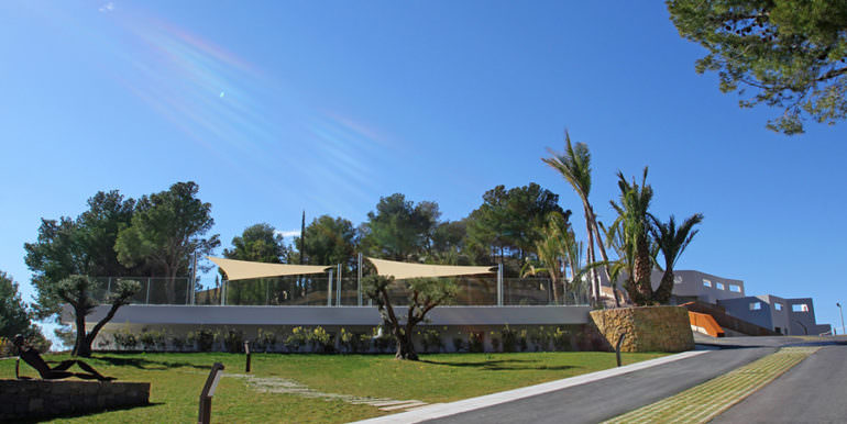 Apartamento de lujo con increíbles vistas al mar en Altéa la Sierra - Jardín y entrada - ID: 5500686