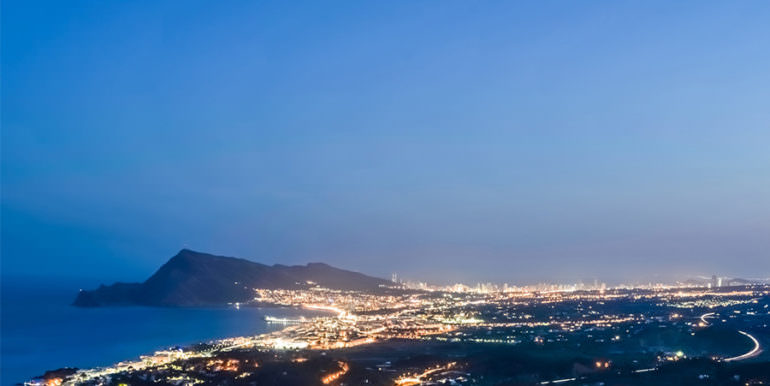 Luxuswohnung mit traumhaftem Meerblick in Altéa la Sierra - Meerblick und Altéa bei Nacht - ID: 5500686