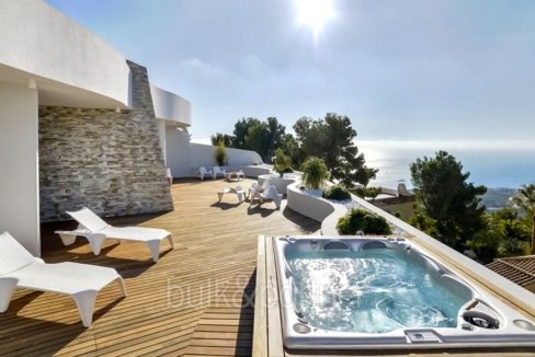 Luxuswohnung mit traumhaftem Meerblick in Altéa la Sierra - Terrasse mit Meerblick - ID: 5500686