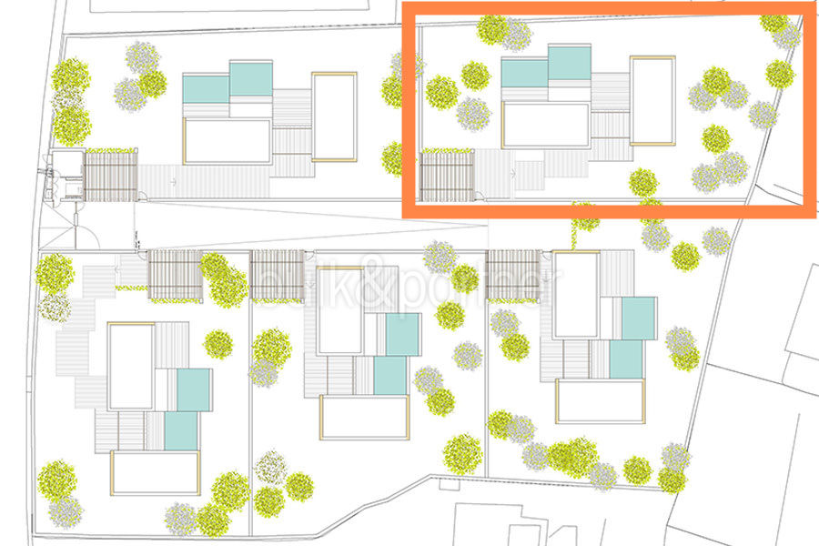 Modern design luxury villa in Moraira Moravit - Floor plan urbanization - ID: 5500684 - Architect Ramón Esteve Estudio