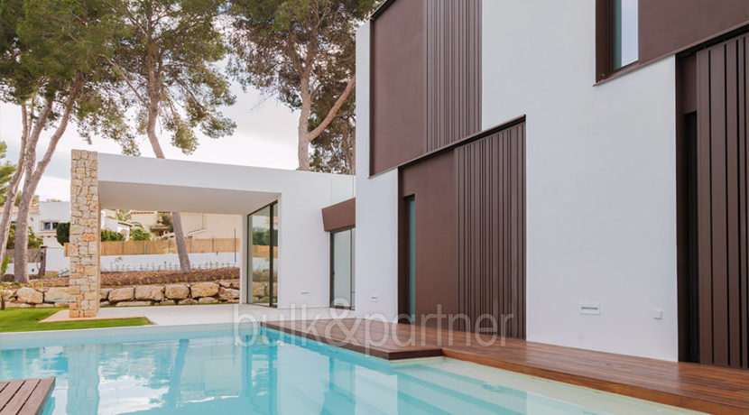 Modern design luxury villa in Moraira Moravit - Pool and covered terrace - ID: 5500684 - Architect Ramón Esteve Estudio
