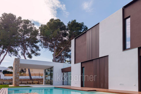 Modern design luxury villa in Moraira Moravit - Pool and covered terrace - ID: 5500684 - Architect Ramón Esteve Estudio