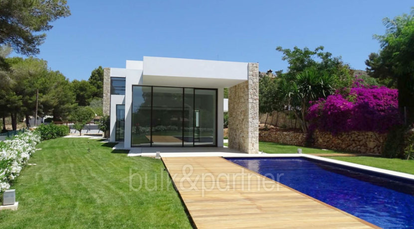Modern new build luxury villa in Moraira El Portet - Pool terrace - ID: 5500685 - Architect Ramón Esteve