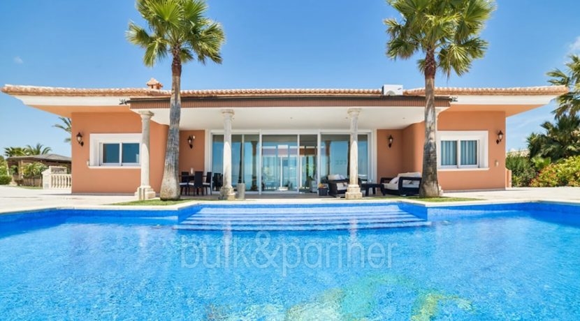 Luxury property in prime location with breathtaking sea views in Moraira Coma de los Frailes - Pool terrace - ID: 5500661