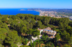 Exclusive Finca property with privacy in Jávea Cuesta San Antonio/La Plana - Aerial view and sea view - ID: 5500679