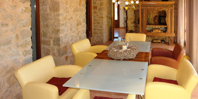Stone finca with gardens and sea views in Benissa Canor - Dining and living room - ID: 5500007 - Photographer Torsten Bulk