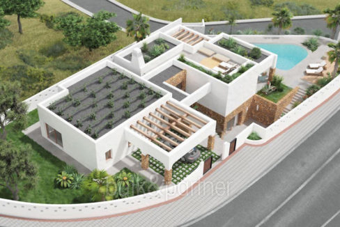 Luxury villa in Ibiza style with harbour/sea view in Moraira Portichol/Club Náutico - ID: 5500690 - Architect Joaquín Lloret