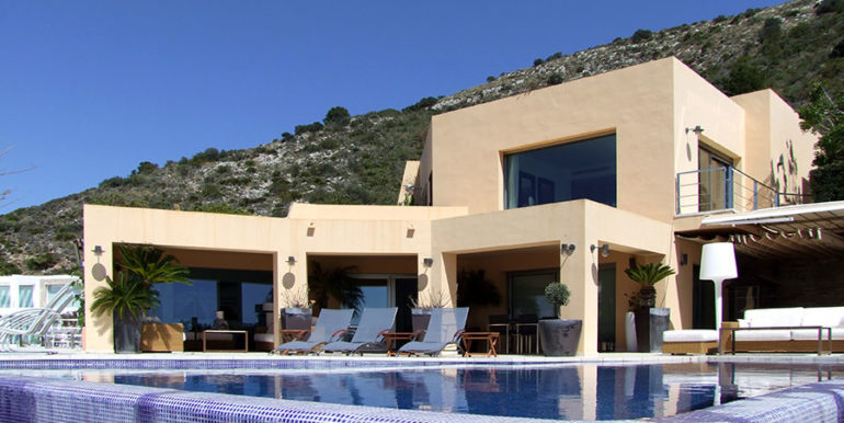 Superb luxury villa in prime location in Moraira El Portet/Cap d’Or - Villa and pool - ID: 5500689