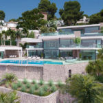 First line luxury villa with private beach access in Moraira Cap Blanc - Villa frontal - ID: 5500694