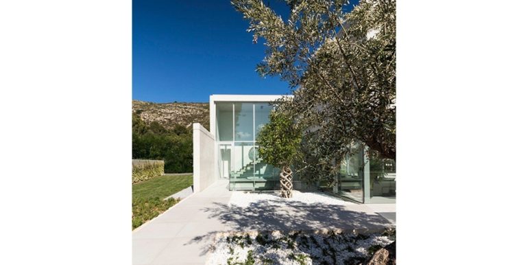 New build design villa with sea views in Moraira El Portet - Entrance area outdoor - ID: 5500692 - Architect Dalia Alba - Photographer Javier Briones