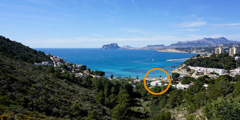New build design villa with sea views in Moraira El Portet - Top location - ID: 5500692 - Architect Dalia Alba