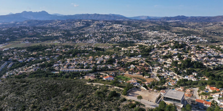Moderne Luxusvilla mit fantastischem Meerblick in Moraira El Portet - Grundstück mit weitem Panoramablick - ID: 5500696