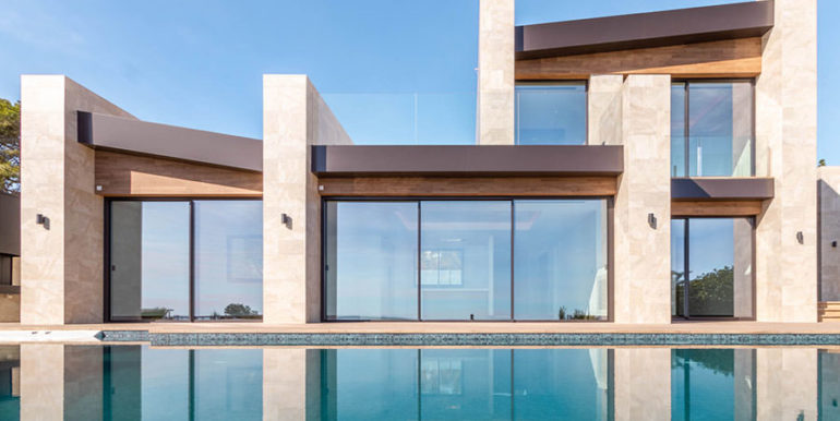Luxury new build villa in Jávea Balcón al Mar - Pool and villa - ID: 5500698