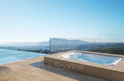 Villa de diseño exclusivo en Altéa la Vella - Jacuzzi con vistas al mar - ID: 5500699 - Arquitecto Ramón Gandia Brull (RGB Arquitecto)