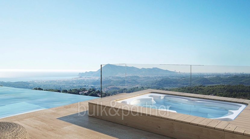 Exclusive design villa in Altea la Vella - Jacuzzi with sea views - ID: 5500699 - Architect Ramón Gandia Brull (RGB Arquitectos)