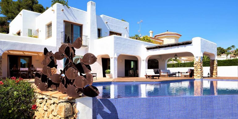 Ibizan luxury villa with harbour/sea view in Moraira Portichol/Club Náutico - ID: 5500688 - Architect Joaquín Lloret