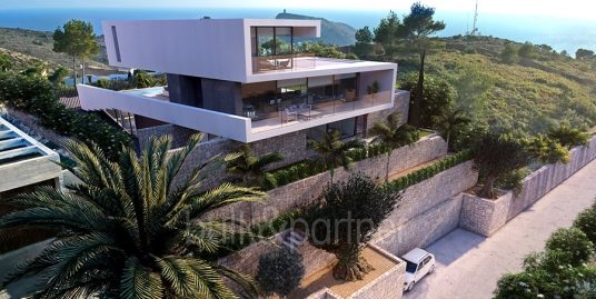 Villa de lujo de diseño con vistas al mar en Moraira El Portet