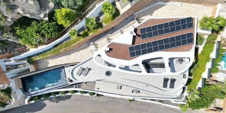 Luksusowa rezydencja w pierwszej linii brzegowej w Jávea Ambolo - Z powietrza - ID: 5500672 - Architekt POM Architectos