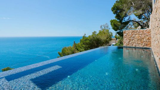 Luxus Immobilie in erster Meeresline in Jávea Ambolo - Pool mit fantastischem Meerblick - ID: 5500672 - Architekt POM Architectos
