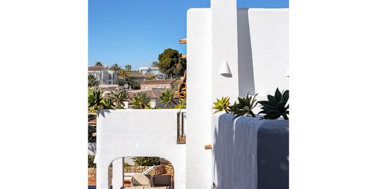 Einzigartige Villa im Ibiza-Style mit Meerblick in Moraira Portichol/Club Náutico - Details - ID: 5500705 - Architekt Joaquín Lloret
