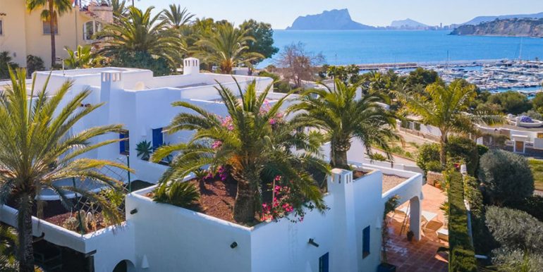 Unique Ibiza style villa with sea views in Moraira Portichol/Club Náutico - Fantastic sea views - ID: 5500705 - Architect Joaquín Lloret