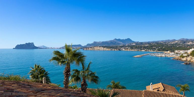 Fantastic Ibiza style villa in second sea line in Moraira El Portet - Fantastic sea views - ID: 5500706 - Architecture by Lloret Designs/Joaquín Lloret