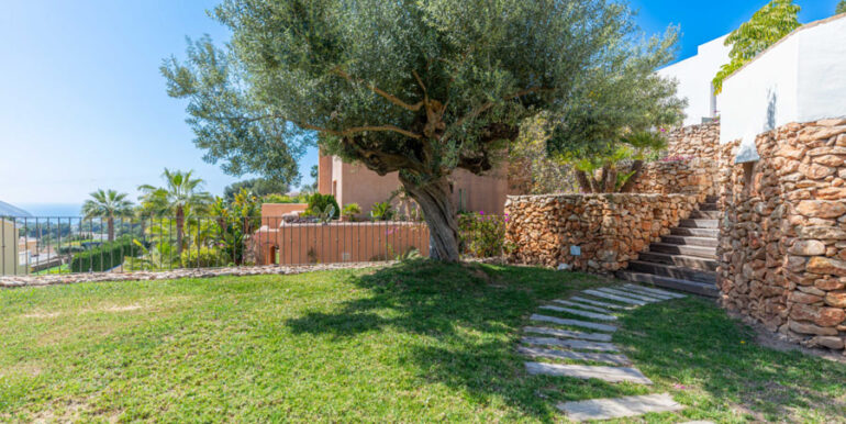 Aussergew&ouml;hnliche Ibiza-Style Villa in Moraira El Portet - Garten - ID: 5500001 - Architekt Joaqu&iacute;n Lloret