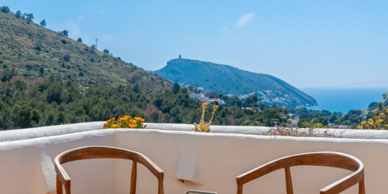 Aussergew&ouml;hnliche Ibiza-Style Villa in Moraira El Portet - Meerblick - ID: 5500001 - Architekt Joaqu&iacute;n Lloret