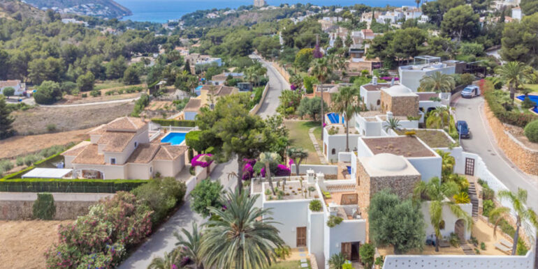 Moderna villa estilo ibicenco en Moraira El Portet - ID: 5500002 - Arquitecto Joaquín Lloret