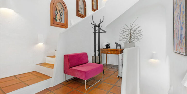 Moderna villa estilo ibicenco en Moraira El Portet - Escalera - ID: 5500002 - Arquitecto Joaquín Lloret