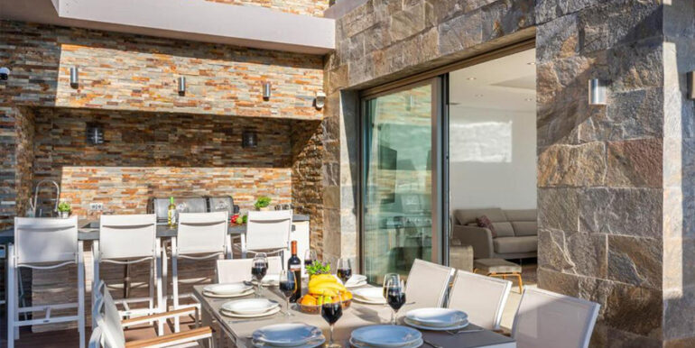 Ekskluzywna willa w pierwszej linii brzegowej w Altea Campomanes - Grill - ID: 5500659 - Architekt David Montés López